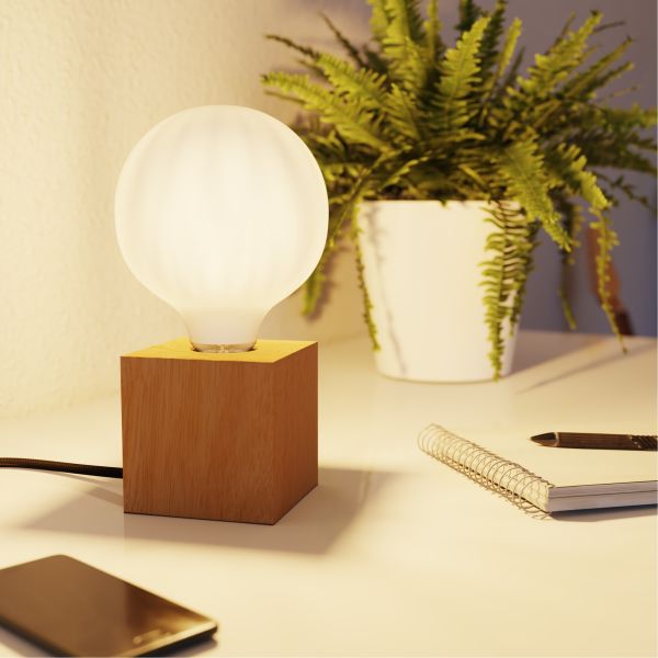 E27 LED Leuchtmittel, G125, warmweiß (2700 K), 4 W, 550lm, Milchglas extra matt Riesige Ersparnisse