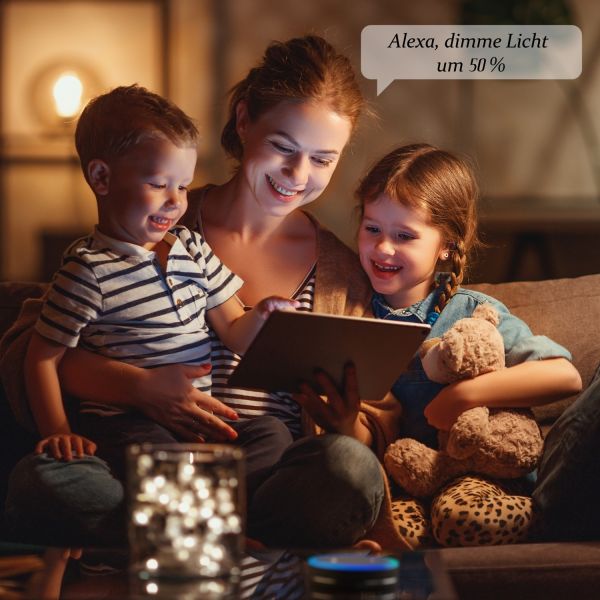 GU10 LED RGB Leuchtmittel, PAR16, warmweiß - kaltweiß (2900 - 6200 K), 5,5 W, 473lm, 103°, Smart Home, WLAN, Alexa, matt Wochenangebot