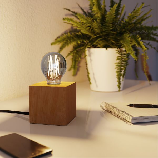 E27 LED Leuchtmittel, A60, extra warmweiß (1800 K), 7,5 W, 370lm, Rauchglas Discount Store für neue Produkte