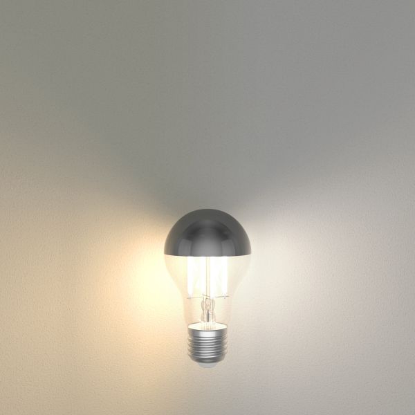 E27 LED Leuchtmittel, A60, warmweiß - kaltweiß (2700 - 7000 K), 4,8 W, 486lm, Smart Home, WLAN, Alexa, Kopfspiegel (silber) Riesige Rabatte