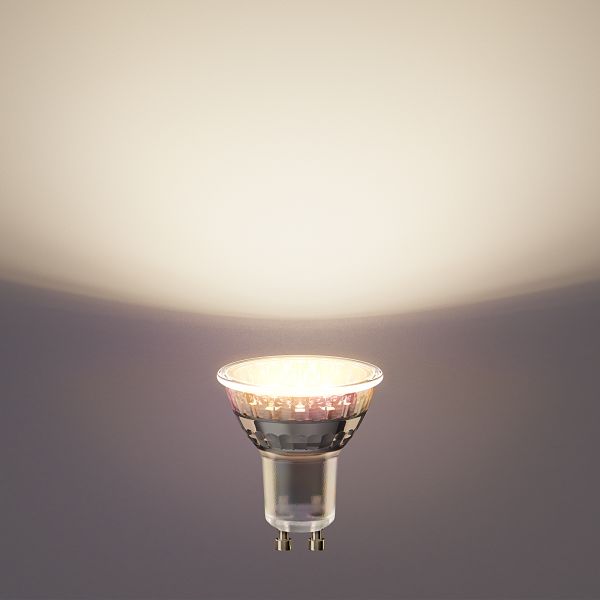 GU10 LED Leuchtmittel, PAR16, 2,4 W, 119°, Reflektorspiegel (silber) (Lichtfarbe wählbar) Speichern exportieren
