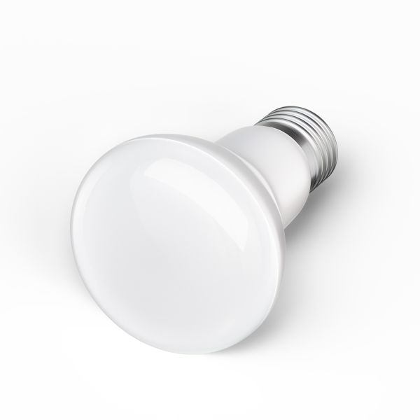 E27 LED Leuchtmittel, R63, warmweiß (2700 K), 8 W, 750lm, matt zollfrei
