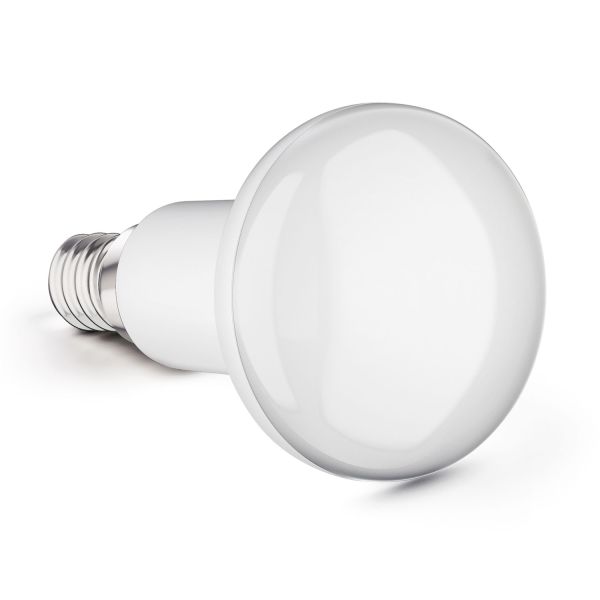 E14 LED Leuchtmittel, R50, warmweiß (2700 K), 6,2 W, 608lm, 116°, 3-Stufen-Dimmer, matt 50% Rabatt für begrenzte Zeit