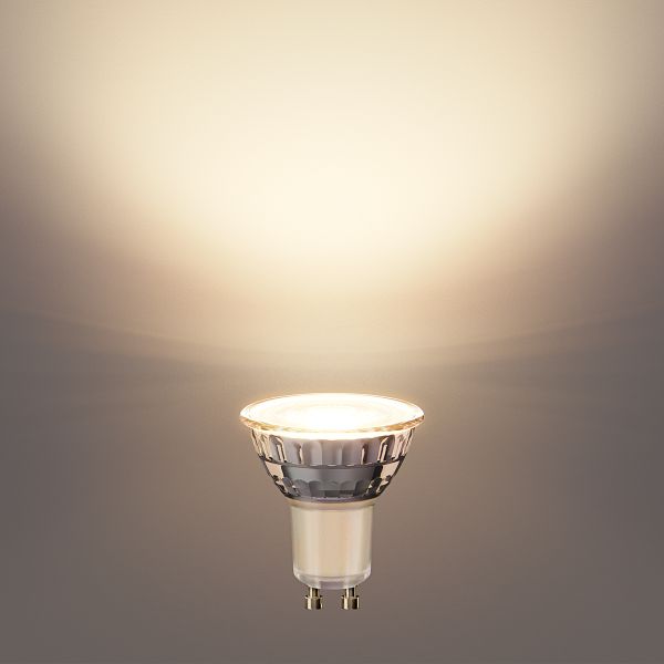 GU10 LED Leuchtmittel, PAR16, warmweiß (2800 K), 7,6 W, 1 103 lm, 33° Reflektorspiegel (silber) EEK C Schlussverkauf