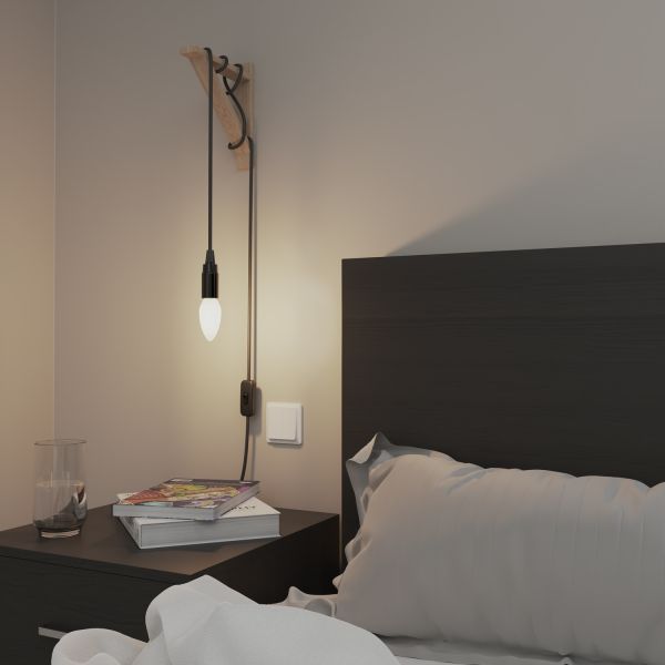E14 LED Leuchtmittel, Kerze, warmweiß (2700 K), 4,3 W, 424lm, gefrostet Sonderangebot