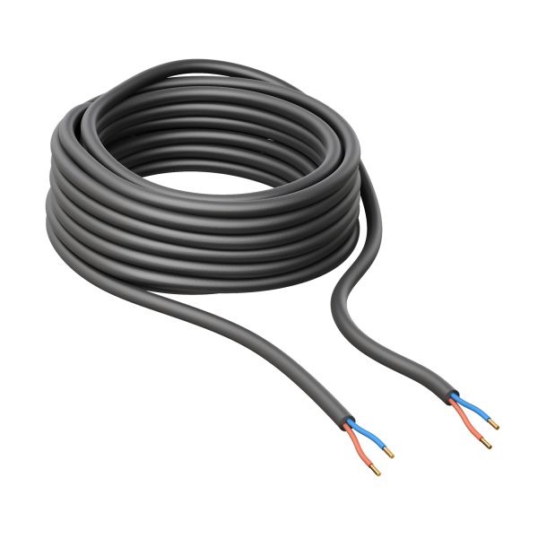 Außenkabel, 25m, schwarz , 2 x 1 mm², H05RN-F