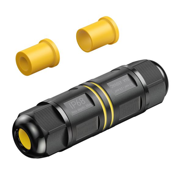 Kabelverbinder für außen, IP68, Muffe für 5 - 12mm Kabel-Durchmesser