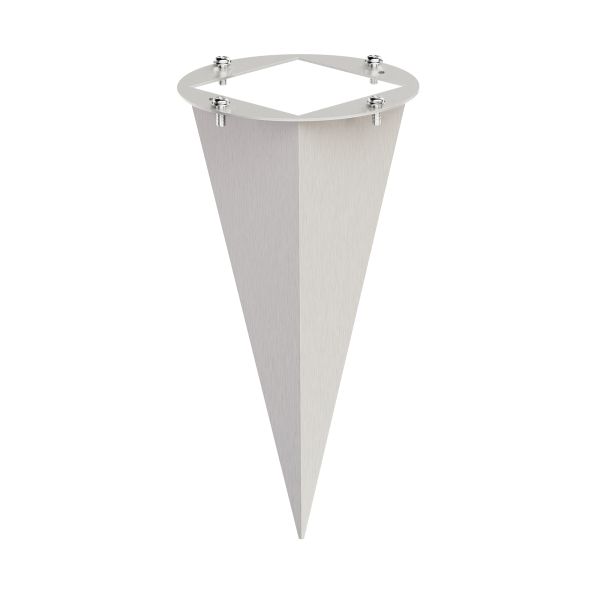 Garten-Erdspieß, für Gartensäulen, edelstahl, 20cm, 110mm Ø