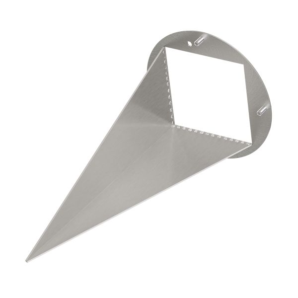Garten-Erdspieß, für Gartensäulen, edelstahl, 20cm, 110mm Ø Letzte 3 Tage