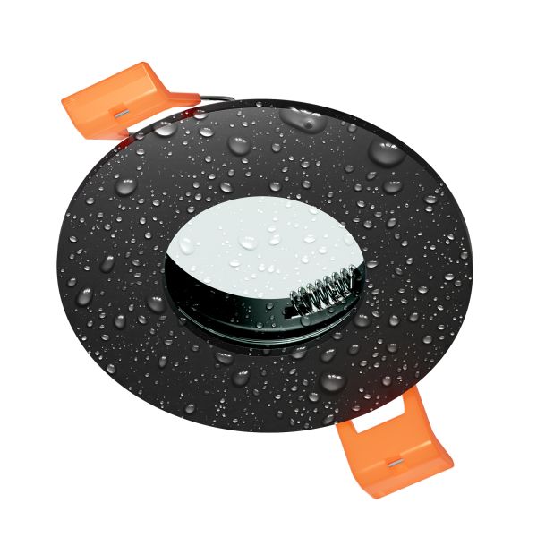 Bad-Deckeneinbaurahmen ERID, Feuchtraum, Badezimmer, IP44, rund (GU10/MR16/GU5,3/50mm) (Farbe wählbar)