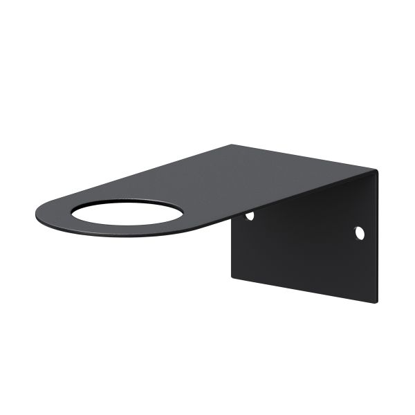 Wandhalterung, für E27 Fassung, schwarz, 6,5 x 14cm
