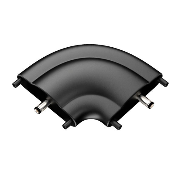 90° Verbinder für unsere flachen SIRIS 24V Unterbau-Leuchten (Farbe wählbar)