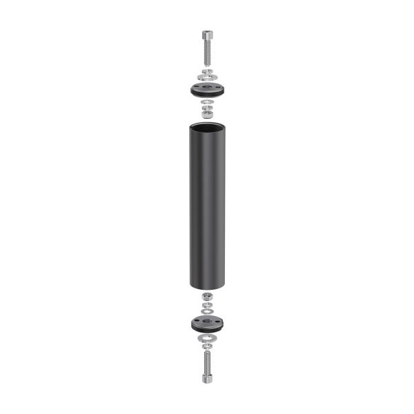 Distanzstück, für Garten-Erdspießleuchten, schwarz, 15cm, 32mm Ø