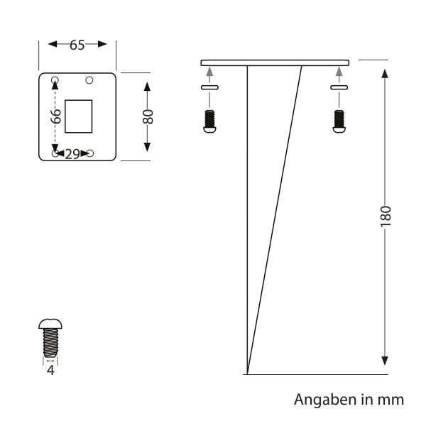 Garten-Erdspieß, für POMI, edelstahl, 18cm, 8 x 6,5cm Bis zu 65% Rabatt