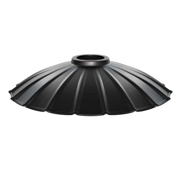 Lampenschirm, schwarz, 245mm Ø