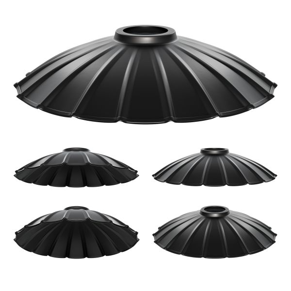 Lampenschirm, schwarz, 245mm Ø Bis zu 55% Rabatt