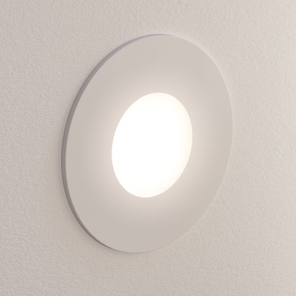 LED Treppenlicht / Wandeinbauleuchte FEX für innen und außen, rund, edelstahl, 85mm Ø (Farbe, Lichtfarbe wählbar) Günstiger Verkauf