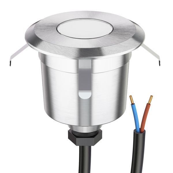 LED Boden-Einbauleuchte AGENA für außen, IP65, 230V (Farbe, Lichtfarbe, Set wählbar)