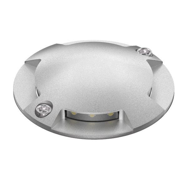 LED Boden-Aufbau-Leuchte Bunda 4-Beam, befahrbar (Farbe, Lichtfarbe, Set Vorschaltgerät wählbar)
