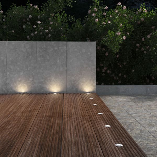 LED Boden-Einbauleuchte Atria für außen, IP65, 40mm Ø (Farbe, Lichtfarbe, Set Vorschaltgerät wählbar) Super Rabatt