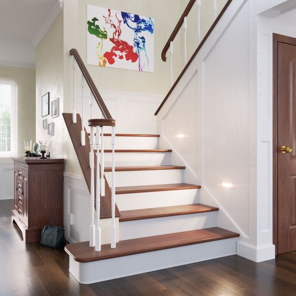 LED Treppenlicht/Wandeinbauleuchte für innen und außen, eckig, edelstahl, 198 x 61mm, 2,2 W, 248lm, warmweiß Riesige Rabatte