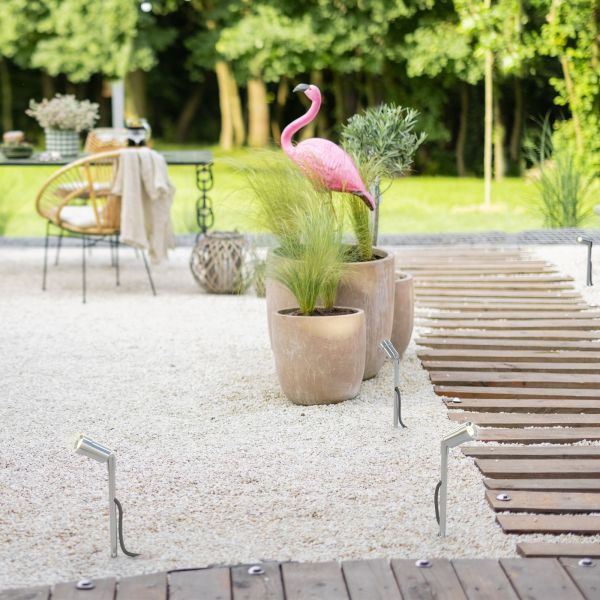 LED Gartenstrahler Spico mit Erdspieß für außen, IP44, 105lm (Farbe, Lichtfarbe, Set Vorschaltgerät wählbar) Begrenzt auf 3 Tage