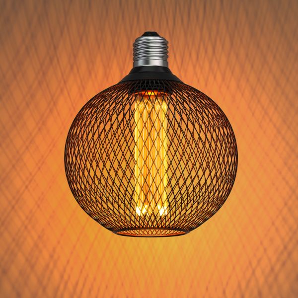 Vintage Pendelleuchte RETRA, inkl. E27 LED, G120, extra warmweiß, 4W, 220lm (Farbe wählbar) Outlet