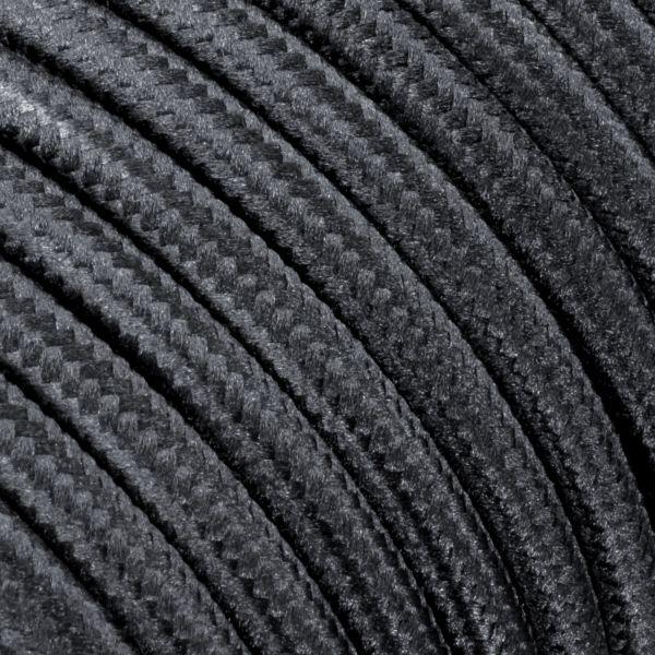 Vintage Pendelleuchte RETRA, schwarz, E27 Fassung, Käfig-Schirm, schwarz mit Hanf, 200mm Ø Hotsell
