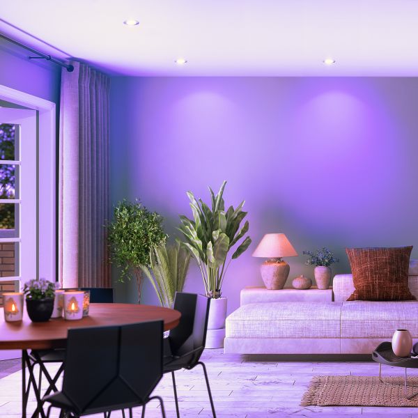 Deckeneinbaurahmen Circ, rund, inkl. Smart Home RGBW (Farbe wählbar) Exklusive Angebote