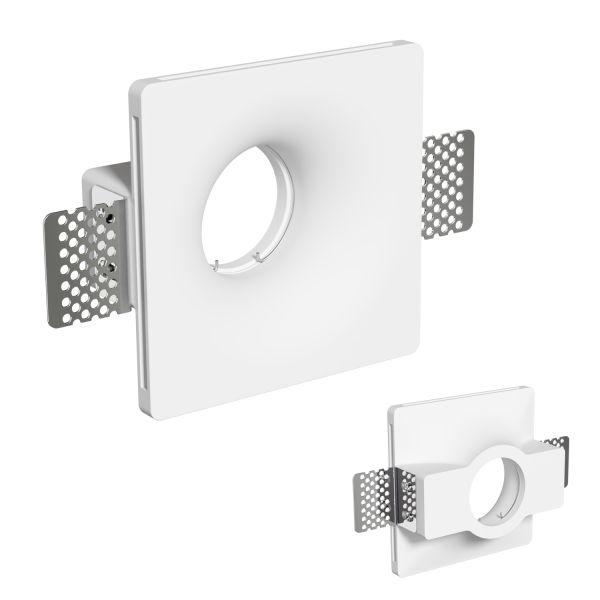 LED Gips Einbaustrahler GIEDI DIY, inkl. Smart Home RGBW GU10 LED Lampe, 5,41W, 473lm Riesige Ersparnisse