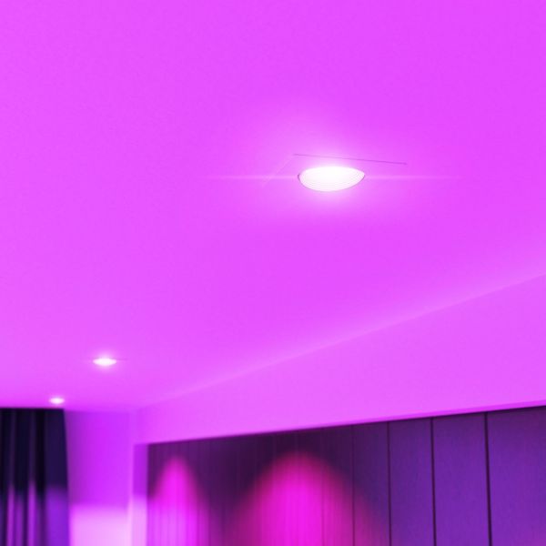 Decken-Einbaustrahler KUN, eckig, schwenkbar + Smart Home RGBW GU10 LED 473lm Rabatte dieses Monats