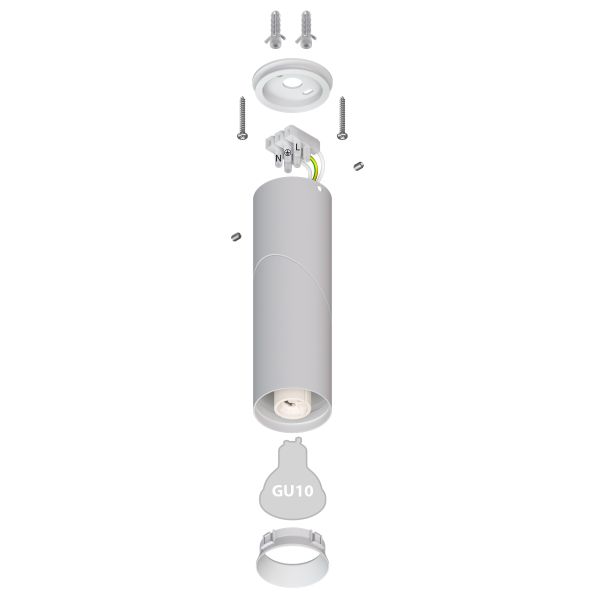 Deckenleuchte DAISI, weiß matt + Smart Home RGBW GU10 LED Lampe 473lm Großer Ausverkauf