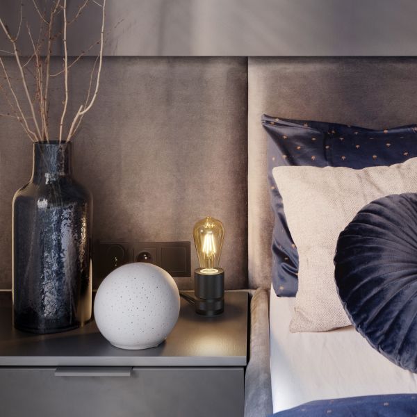Tischlampe LITO, Schalter (Farbe, Leuchtmittel wählbar) Preisnachlass