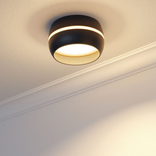 Deckenleuchte / Lampenfassung FUNT, 90mm Ø (Leuchtmittel, Farbe wählbar) Große Rabatte