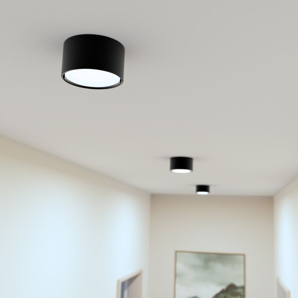 GX53 Porzellan Aufbauleuchte KLU, rund, 91mm Ø (Farbe, Leuchtmittel wählbar) Neueste Stile