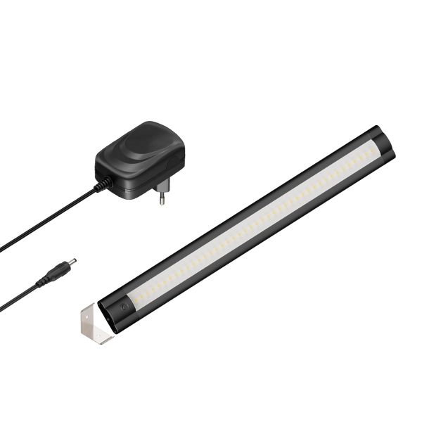 LED Unterbauleuchte SIRIS, 30cm, Eckmontage (Farbe, Lichtfarbe, Set Vorschaltgerät wählbar)