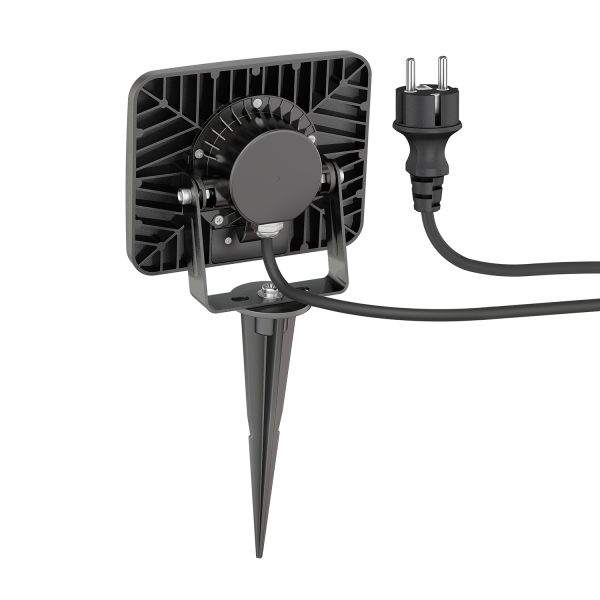 LED Gartenstrahler Wega mit Erdspieß für außen, schwarz, 28,005W, 2361lm, warm-weiß Rabatte dieses Monats