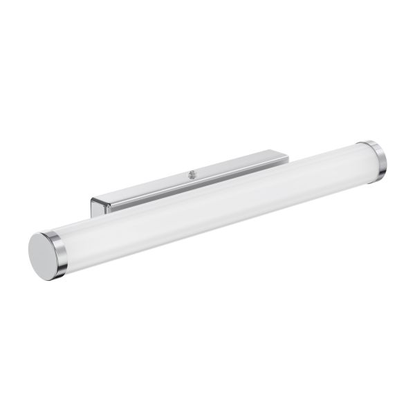LED Spiegelleuchte LESI, Bad-Lampe, 39.6cm, chrom glänzend, 13,1 W (Lichtfarbe wählbar)