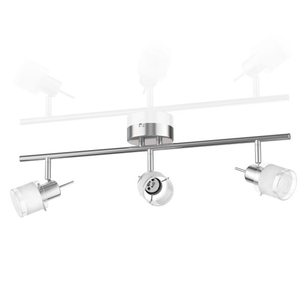 Deckenleuchte MIRAS, dreiflammig für GU10 Lampe (Leuchtmittel wählbar) Auslauf