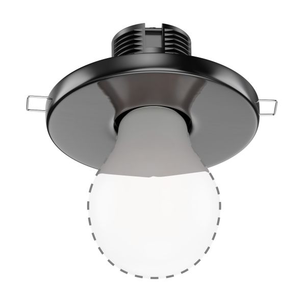 Deckeneinbauleuchte TELA, Porzellan, rund, 99mm Ø (Farbe, Leuchtmittel wählbar)