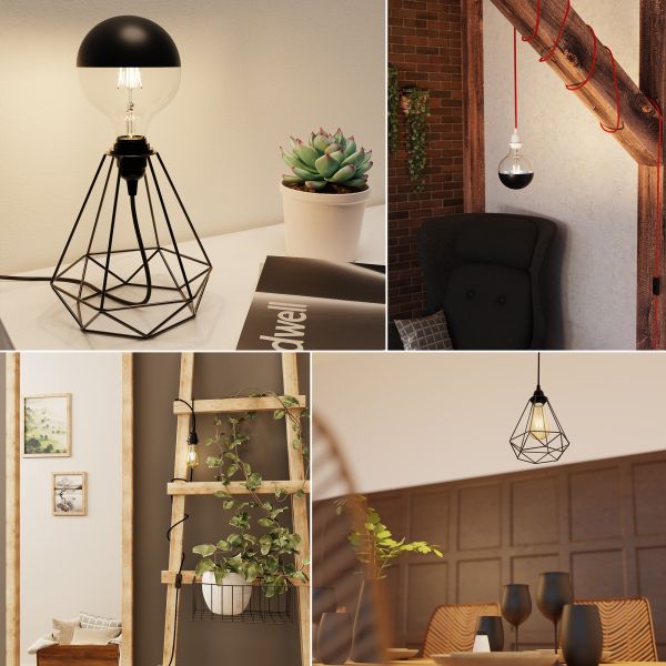 Kabel LEKA, Stecker, Schalter, 3m (Leuchtmittel wählbar) Limitierter Zeitrabatt