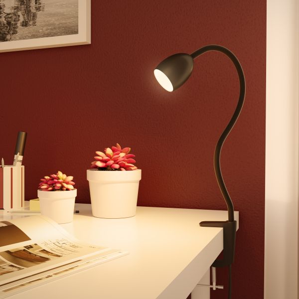 Klemmleuchte KLUK (Farbe, Leuchtmittel wählbar) Günstig kaufen