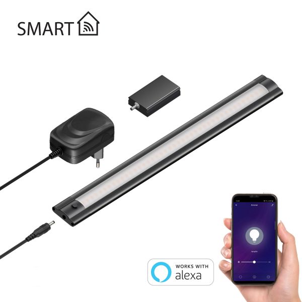 LED Unterbauleuchte SIRIS, 30cm, Wifi Dimmer (Farbe, Lichtfarbe, Set Vorschaltgerät wählbar) Neuheiten