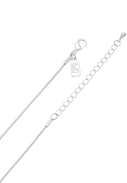 Leslii lange Halskette Muster Ring-Anhänger Matt Super Rabatt