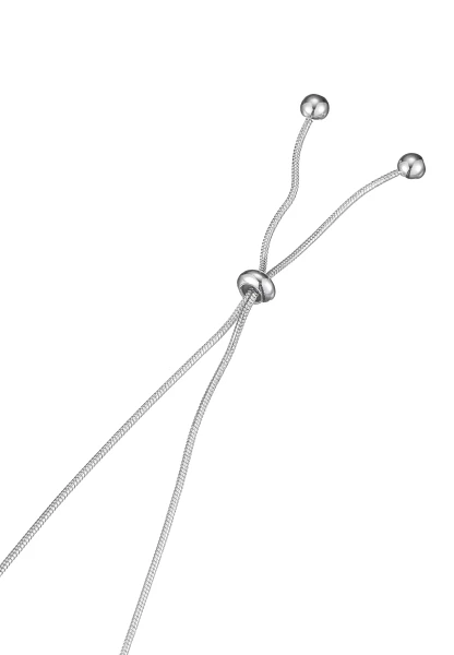 Leslii Lange Kette Tropfen-Anhänger Silber Braun Clearance-Verkauf