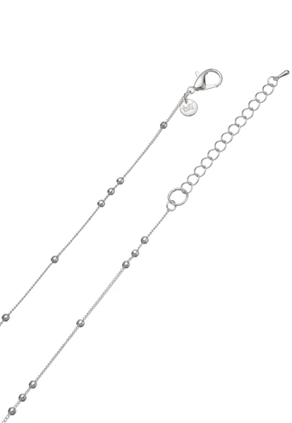 Leslii Lange Halskette Herz-Blatt Silber Kostenloser Versand international