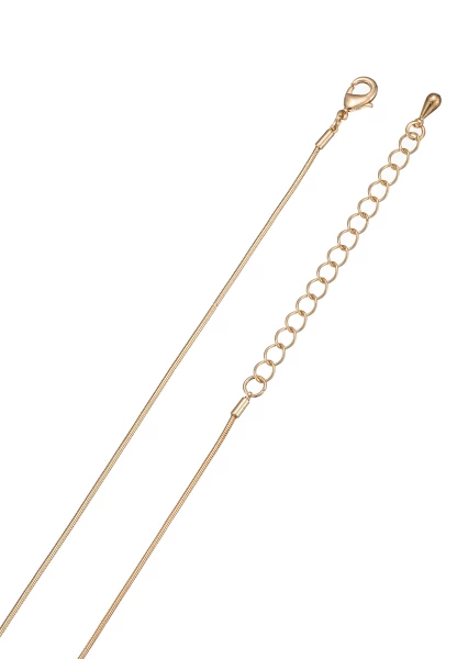 Leslii Lange Kette Tropfen in Gold Weiß Hotsell