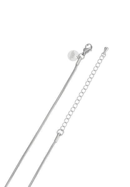 Leslii Lange Kette Ringe Edelstahl Silber Preisnachlass