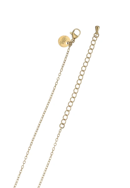 Leslii Lange Kette Blatt Edelstahl Gold Black Friday