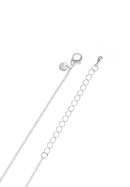 Leslii Lange Halskette Perlen Oval in Silber Jubiläumsangebot